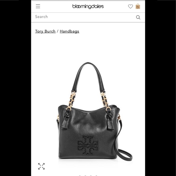 Tory Burch Handbags - Authentic Tory Burch black leather bag